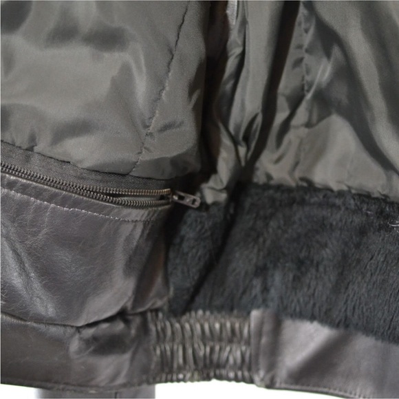 🇺🇸 Vintage US Police Trooper🏍 motorcycle leather jacket. - Picture 4 of 15